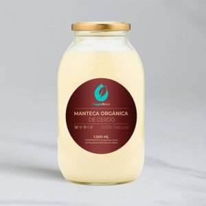 Frasco de 1000ml de Manteca de Cerdo Pura y Artesanal de Magia Di Terra